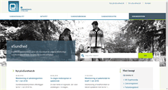 Desktop Screenshot of esundhed.dk